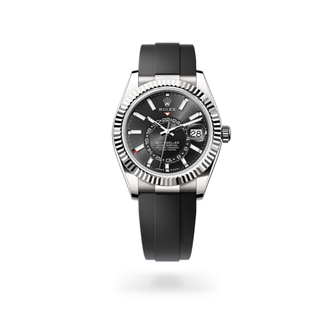 Rolex Sky-Dweller Oysterflex Black