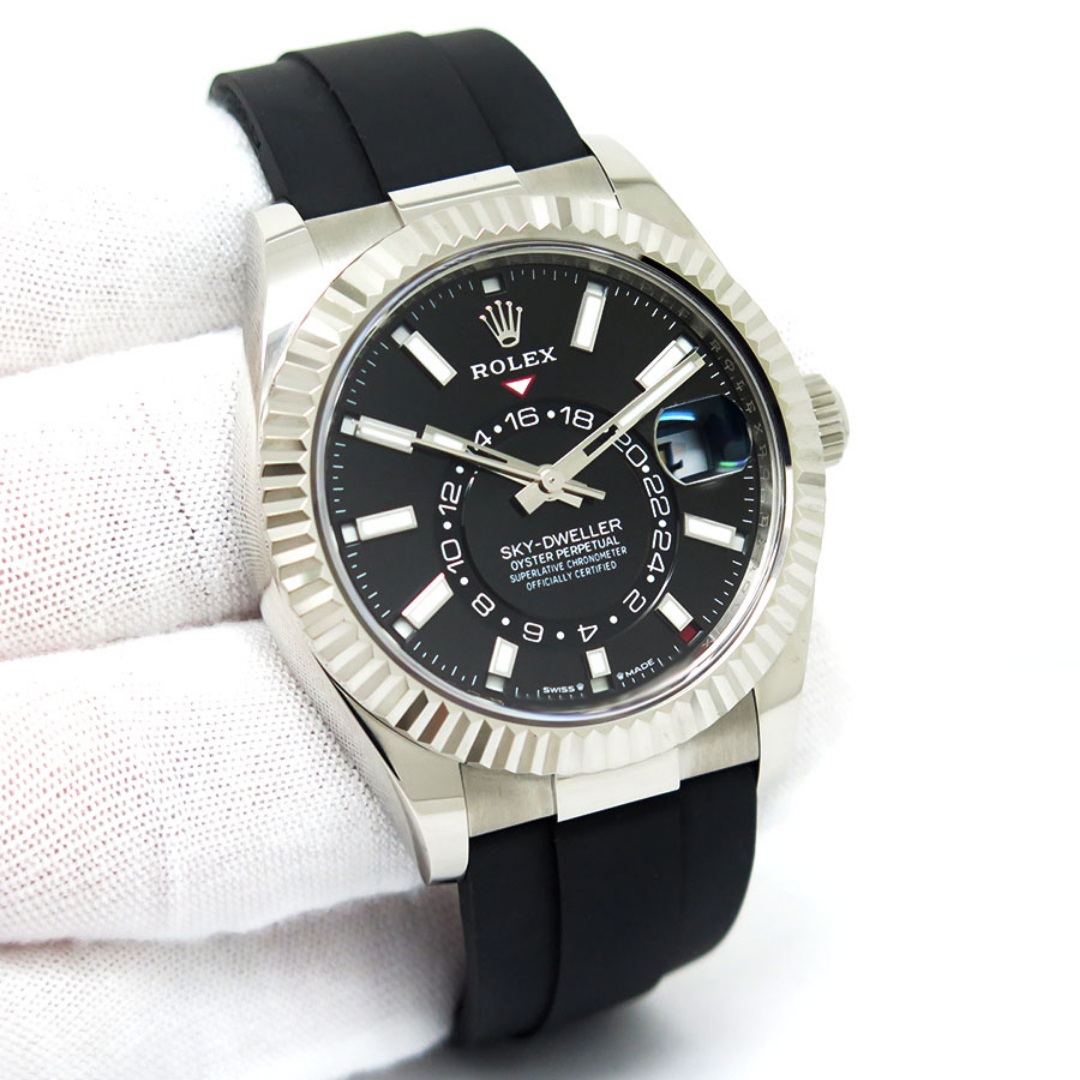 Rolex Sky-Dweller Oysterflex Black