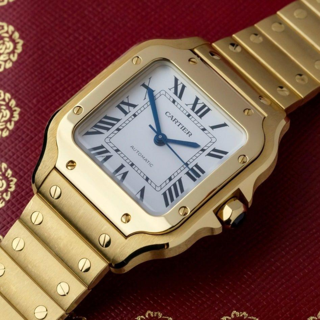 Cartier Santos Gold