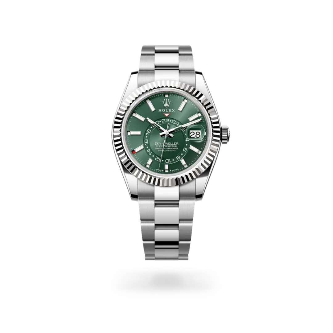 Rolex Sky-Dweller Oystersteel Green