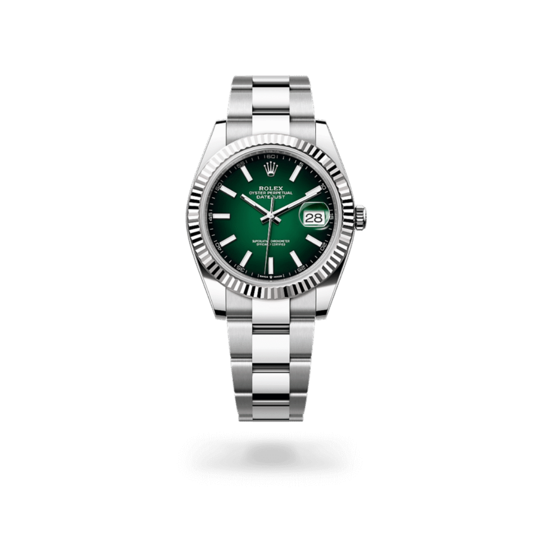 Rolex Datejust Oystersteel Green
