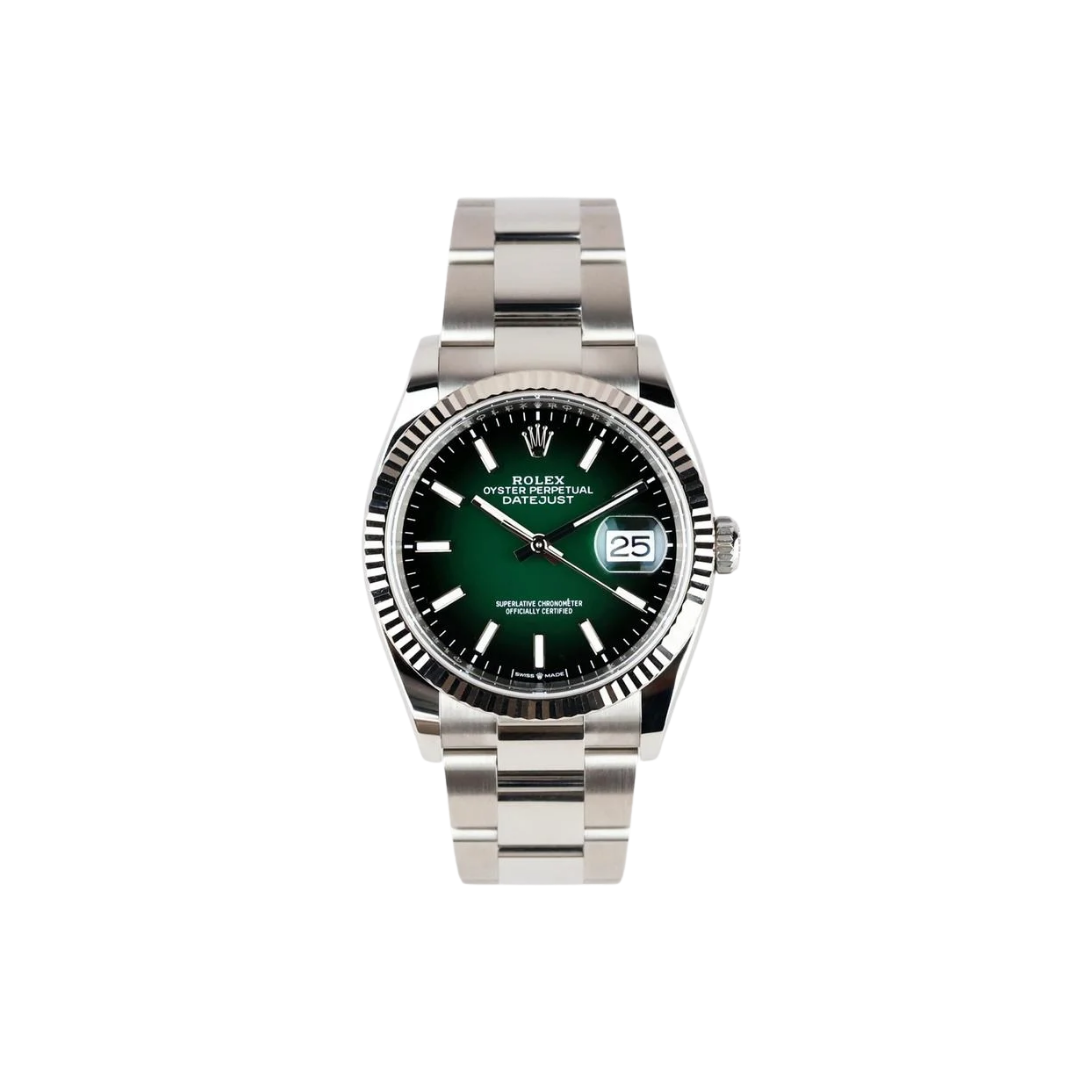 Rolex Datejust Oystersteel Green