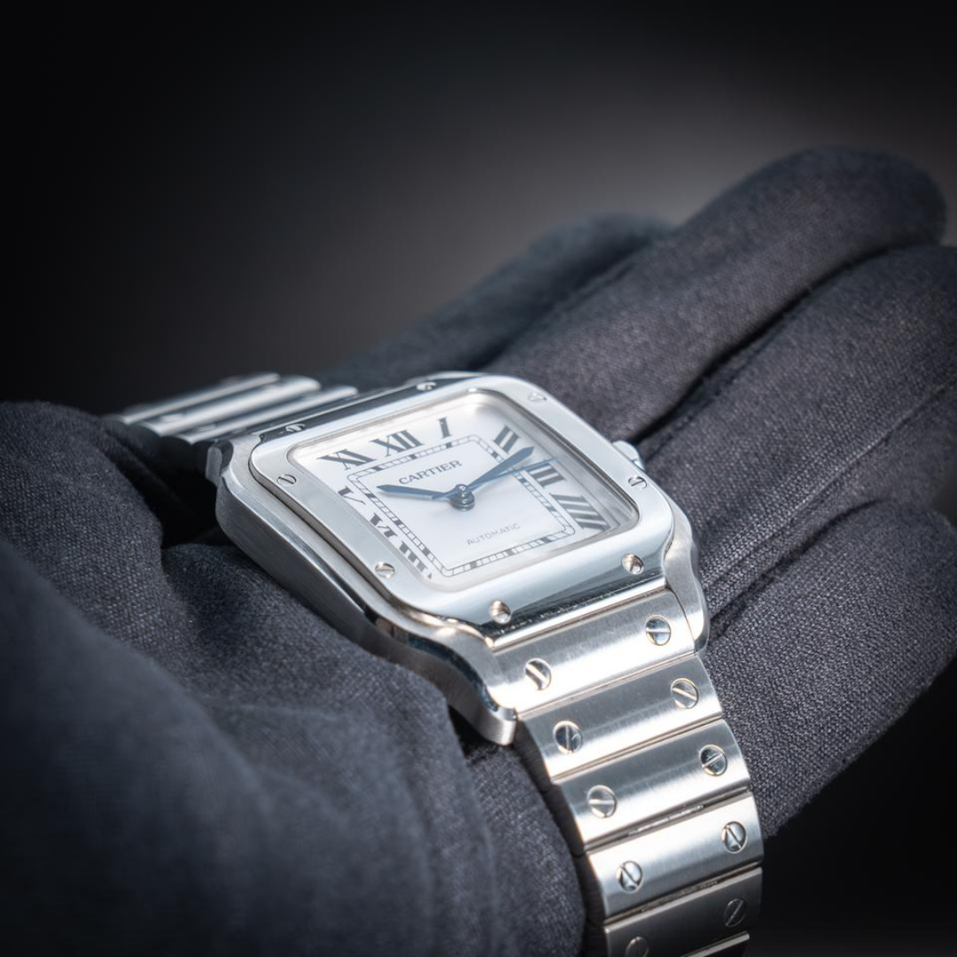 Cartier Santos Silver