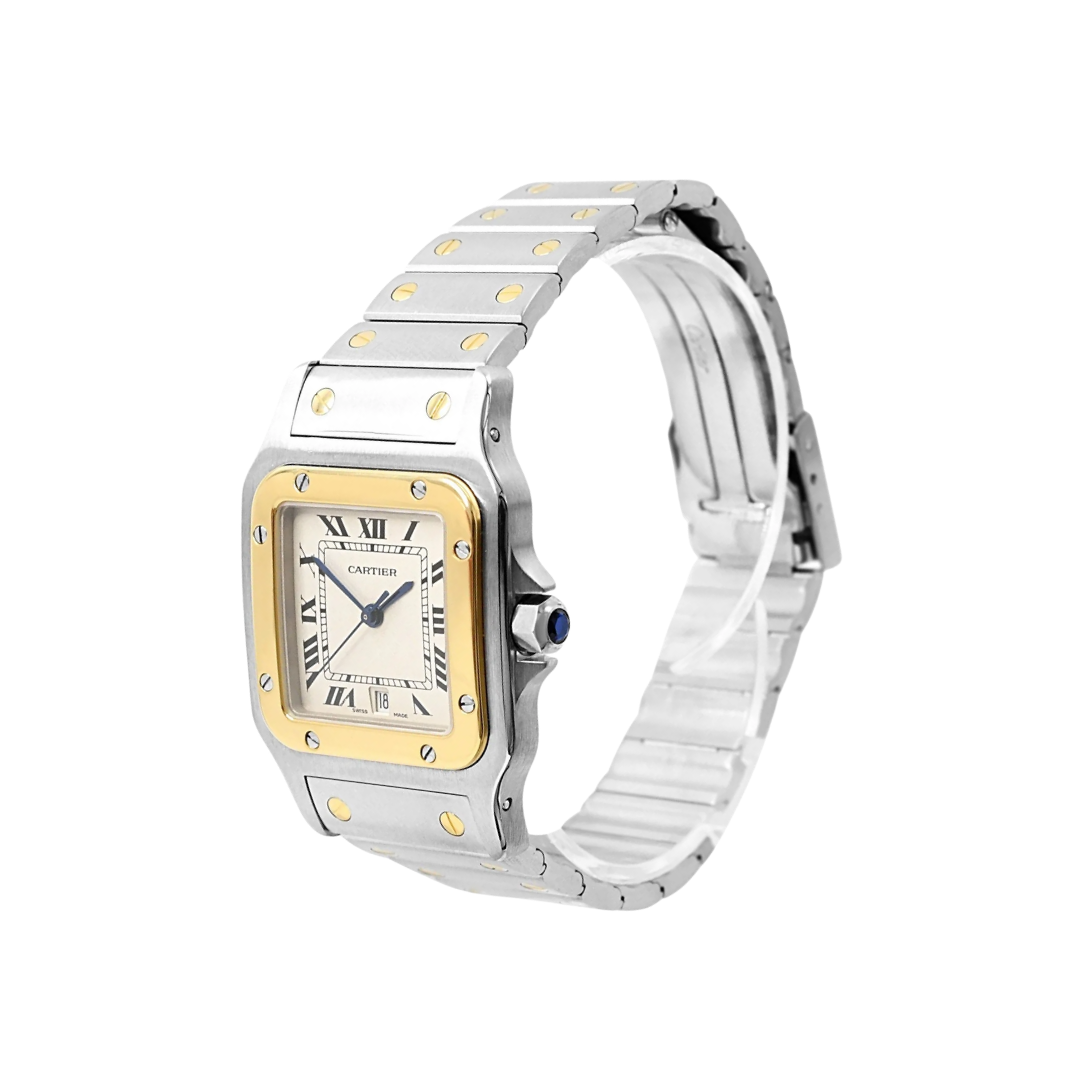 Cartier Santos Silver Gold