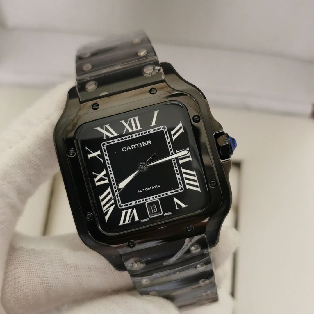 Cartier Santos Black