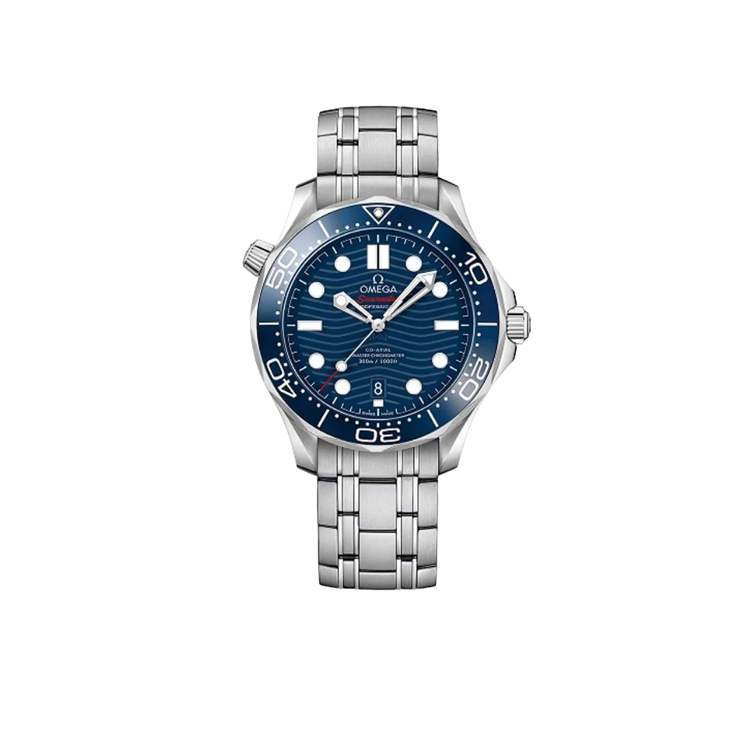 Omega Seamaster Diver Blue Silver