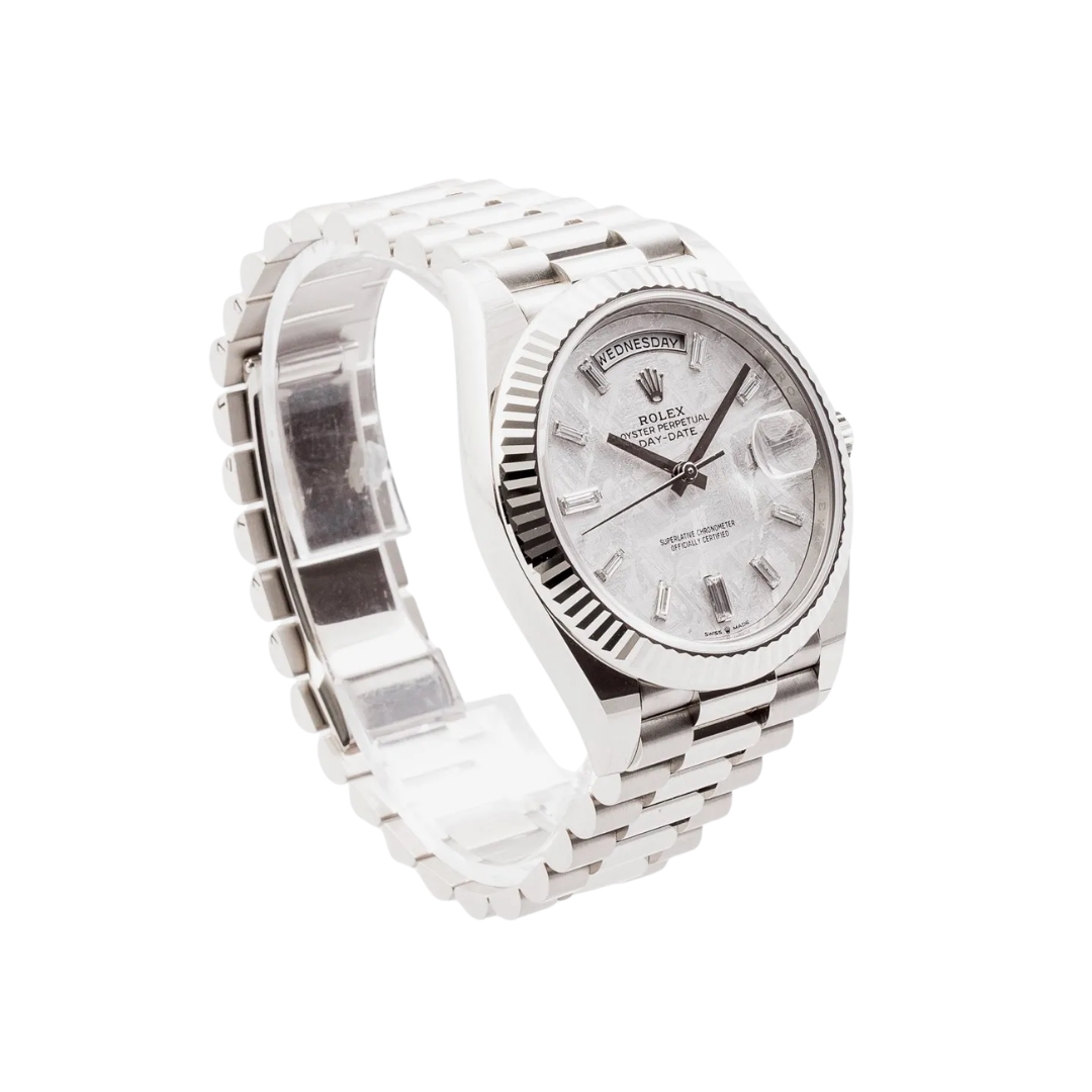 Rolex Day-Date 40 Platinum Meteorite